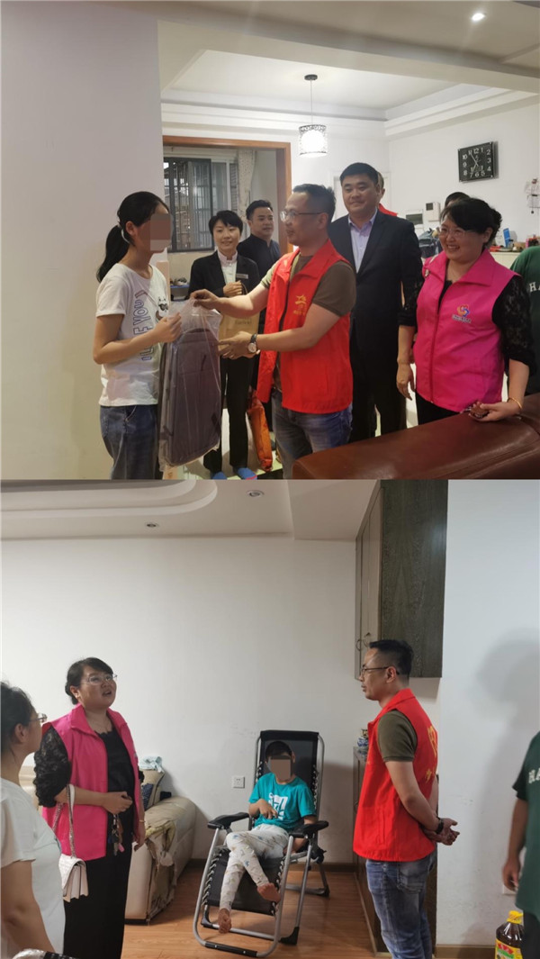 關(guān)愛兒童，黨員志愿者在行動